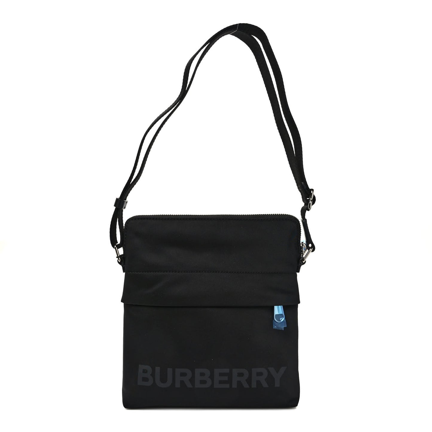Econyl Logo Print Crossbody Bag Black