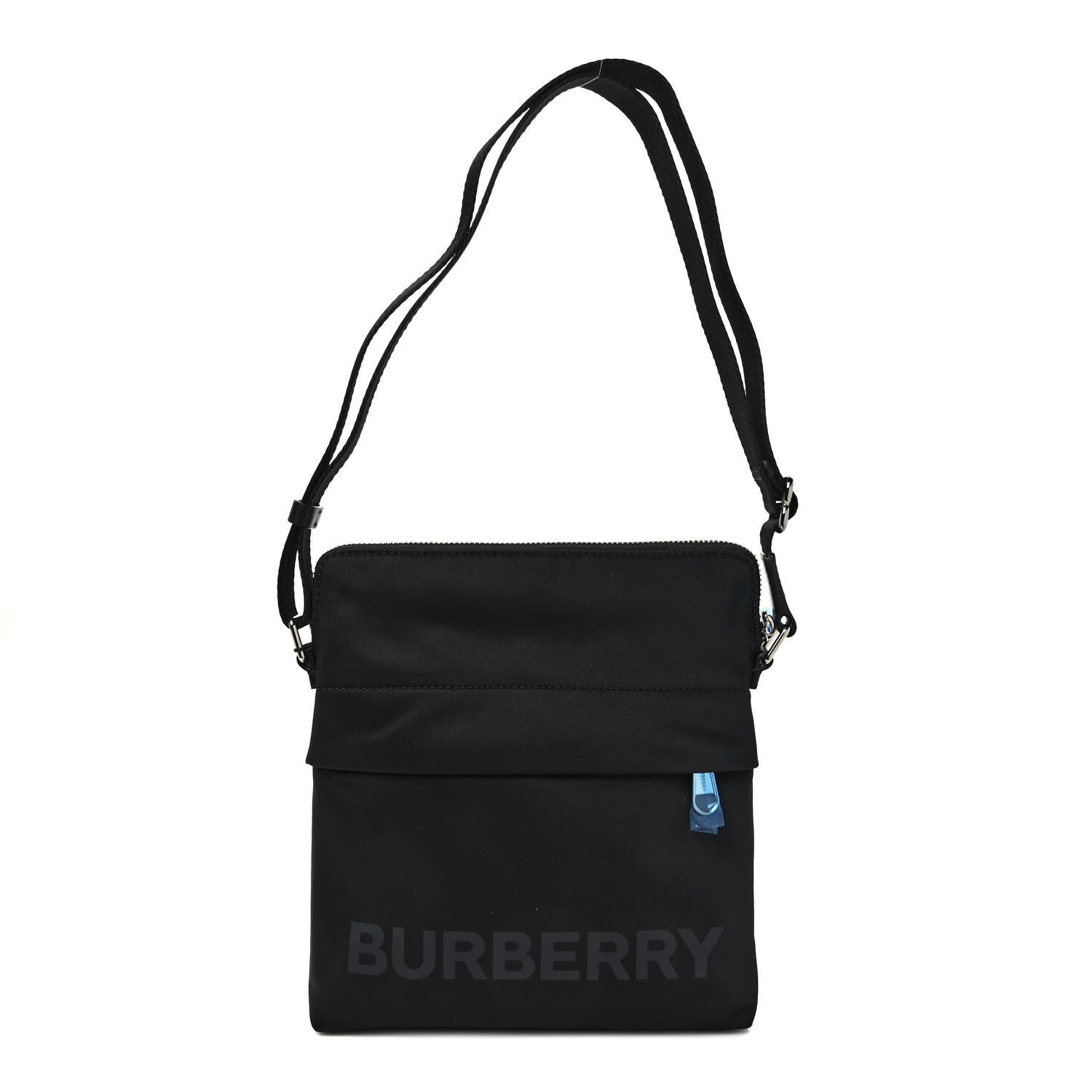 Burberry Econyl Logo Print Crossbody Bag Black 1 of 9