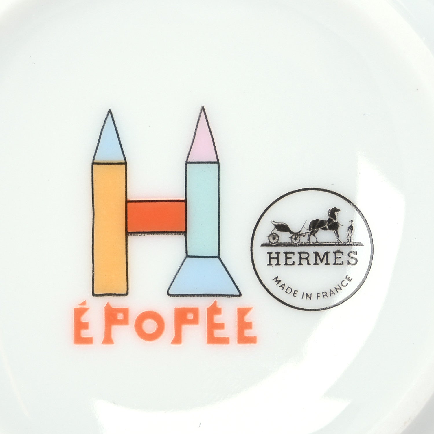Hermes Porcelain Epopee Kids Cereal Bowl 6 of 9