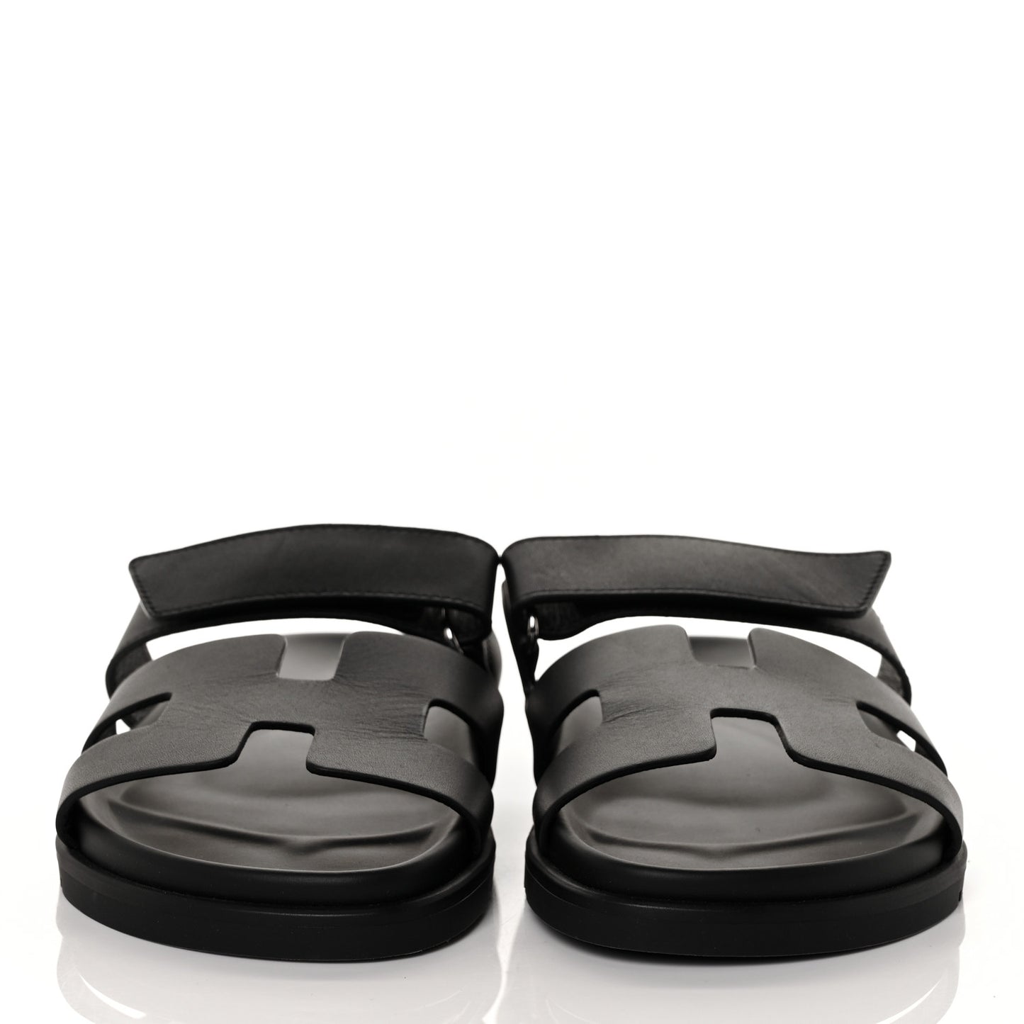 Calfskin Womens Chypre Sandals 38 Black