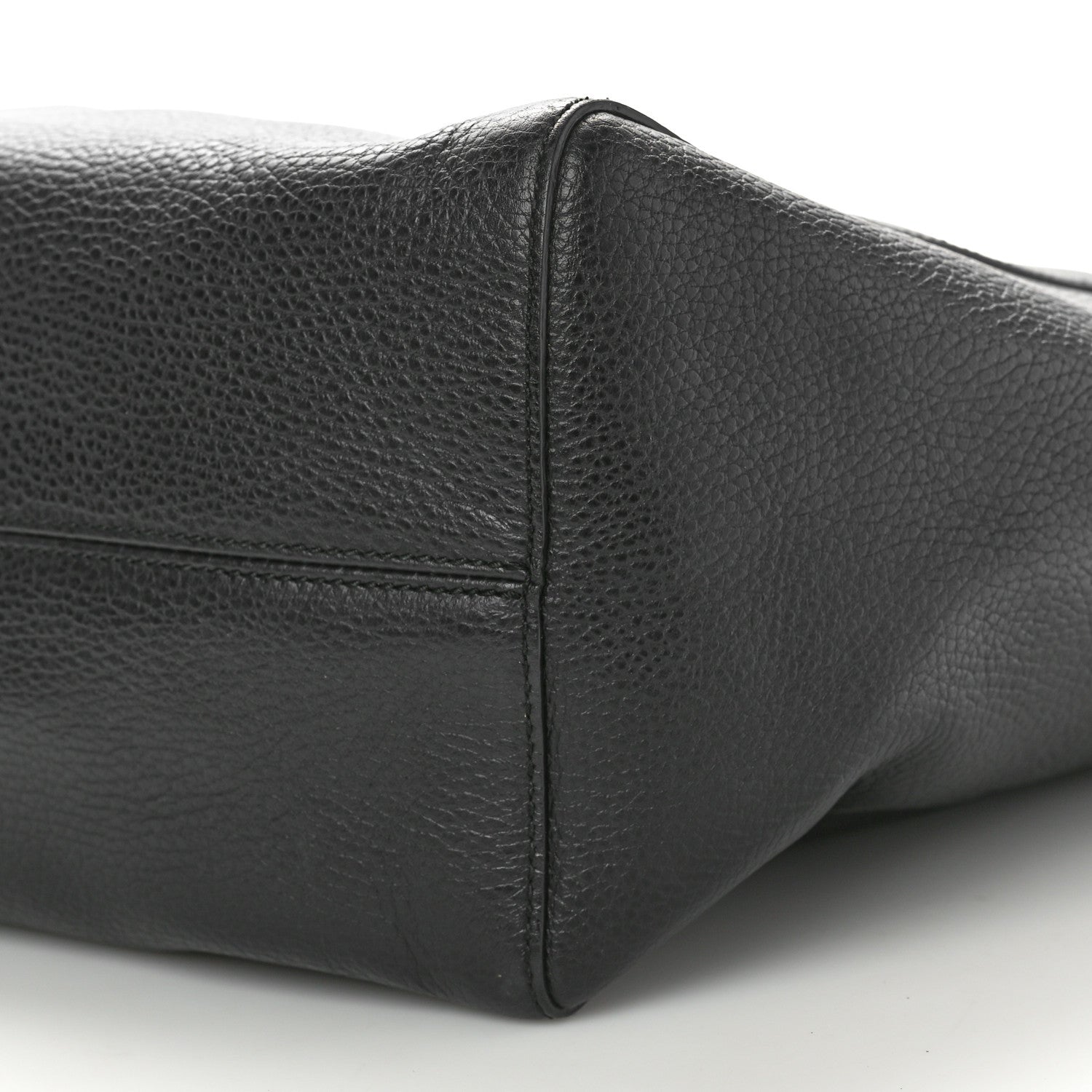 Gucci Pebbled Calfskin Medium Swing Tote Black 9 of 9