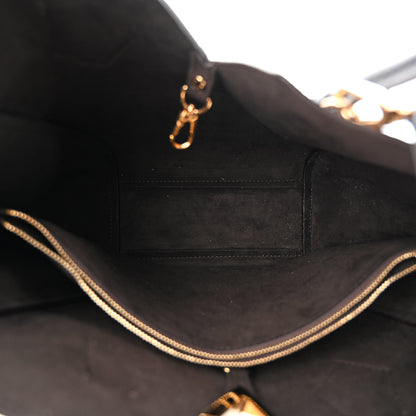 Louis Vuitton Calfskin Monogram Kimono Tote PM Black 6 of 11
