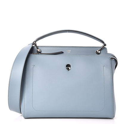 Fendi Vitello Baltico Dolce DotCom Satchel Riviera Blue Notte 1 of 10