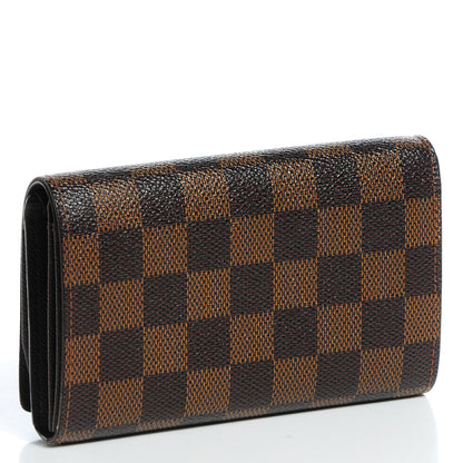 Louis Vuitton Damier Ebene Porte-Monnaie Billets Tresor Wallet 3 of 7