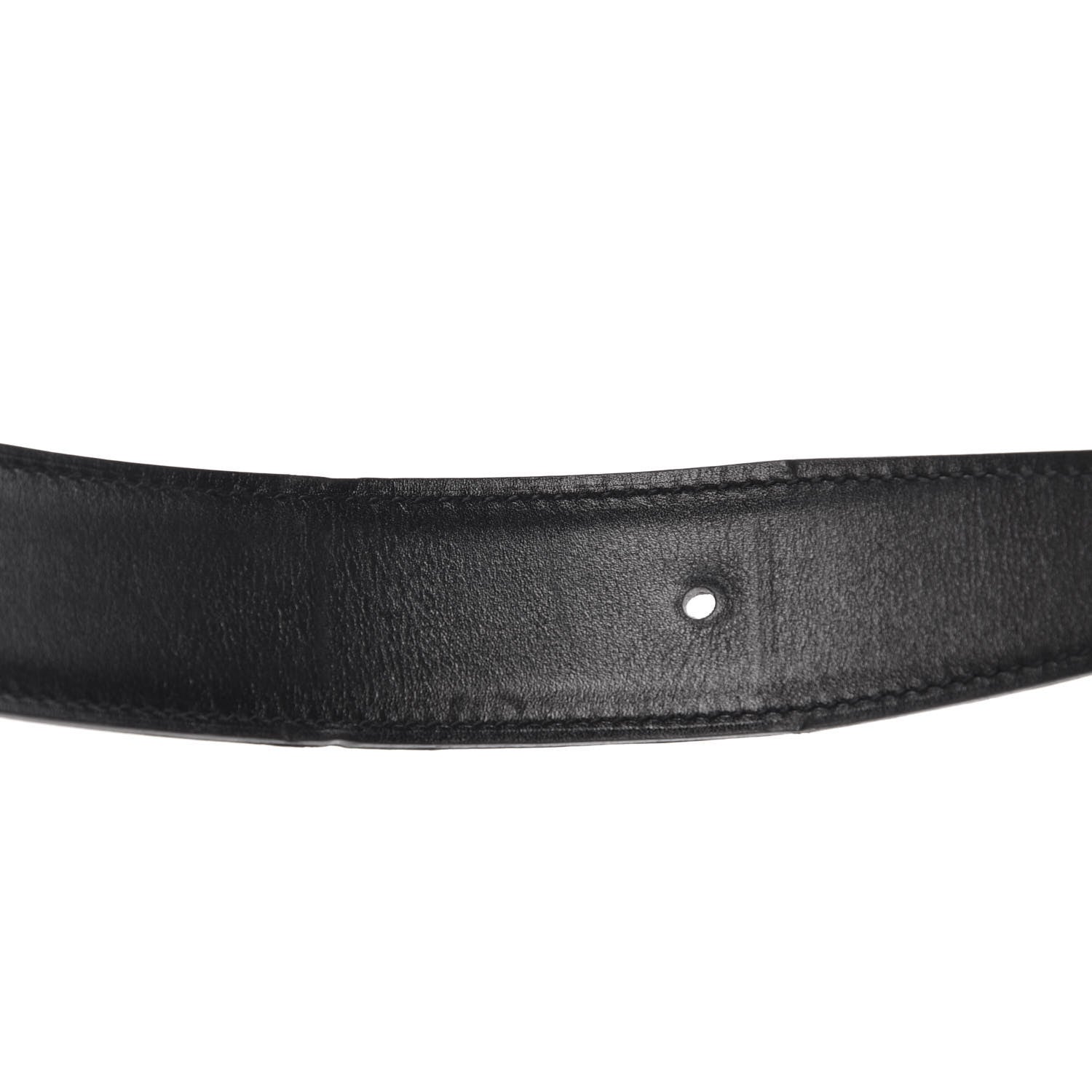 Hermes Box Togo 32mm Belt Strap 80 Black Etain 7 of 11