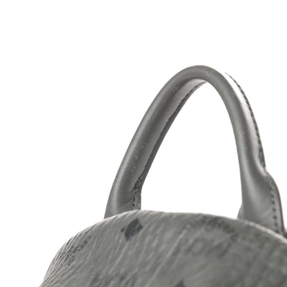 MCM Visetos Small Side Stud Stark Backpack Phantom Grey 13 of 14