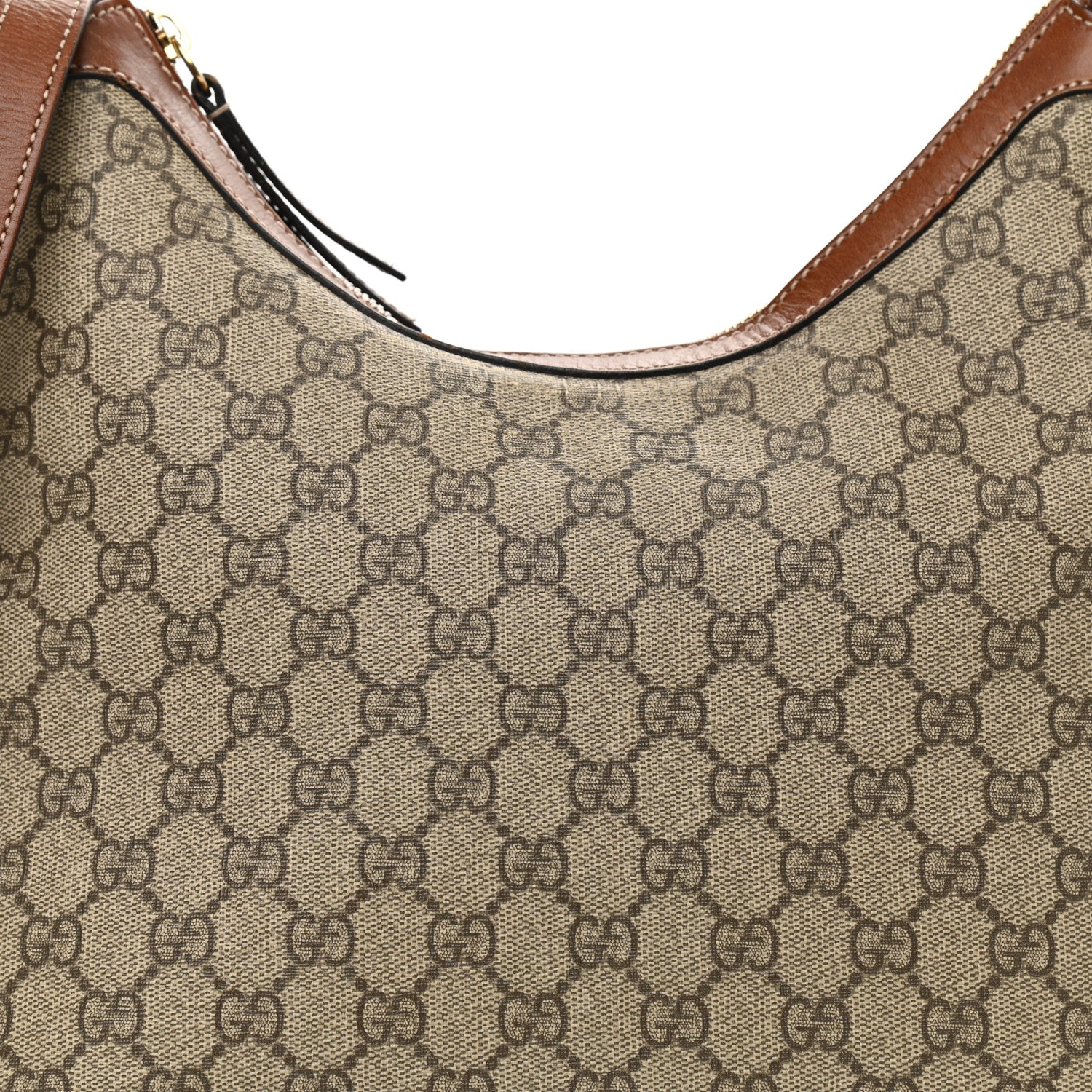 Gucci GG Supreme Monogram Linea A Hobo Brown 7 of 15