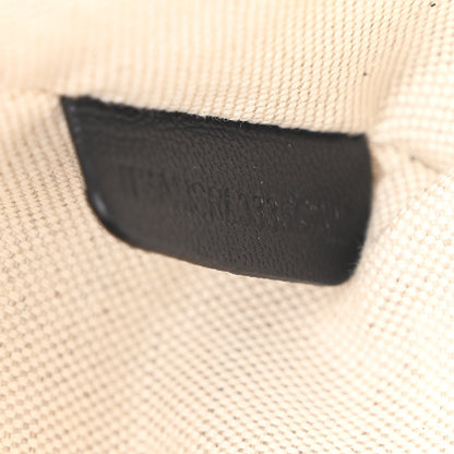 Burberry Lambskin Suede Quilted Small Double Cube Bag Black 7 of 10