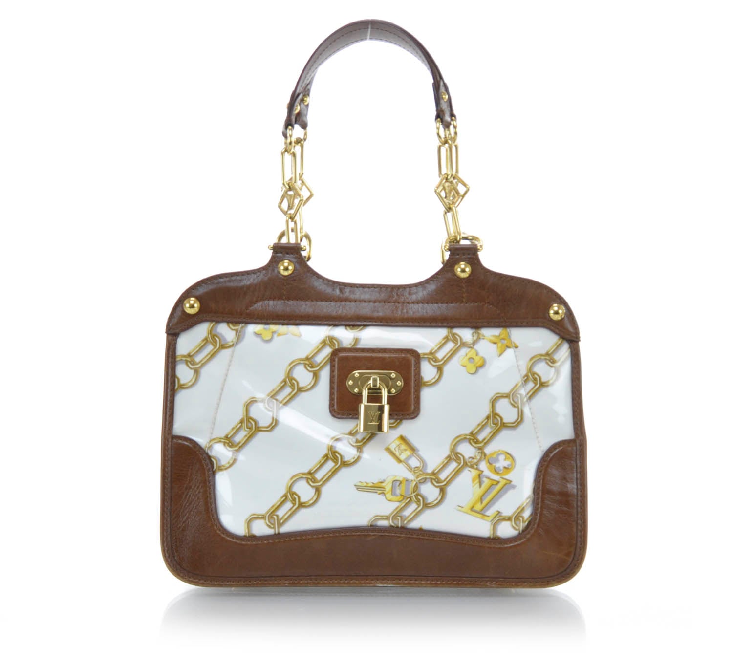 Louis Vuitton Monogram Charms Cabas Bag White 1 of 9