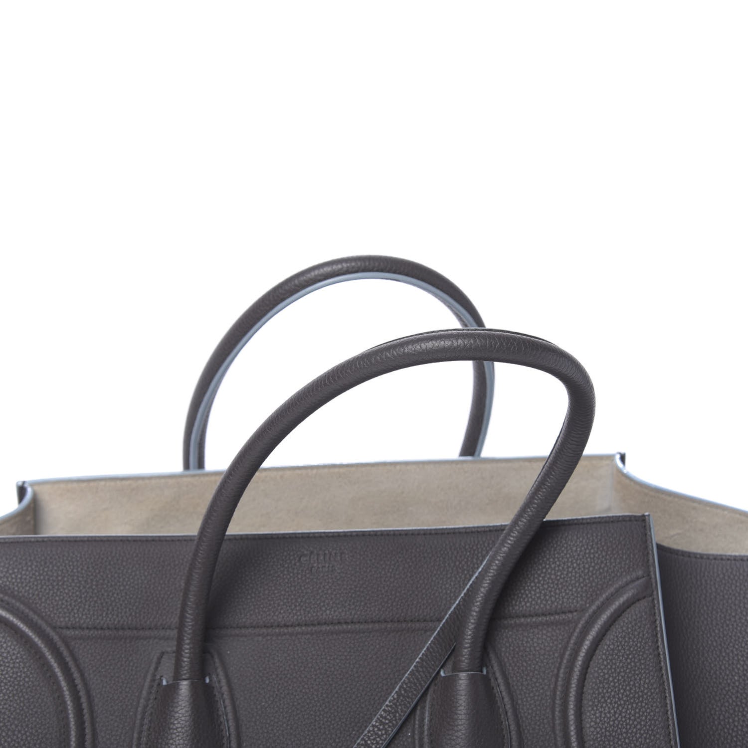 Celine Baby Grained Calfskin Medium Phantom Luggage Anthracite 15 of 18