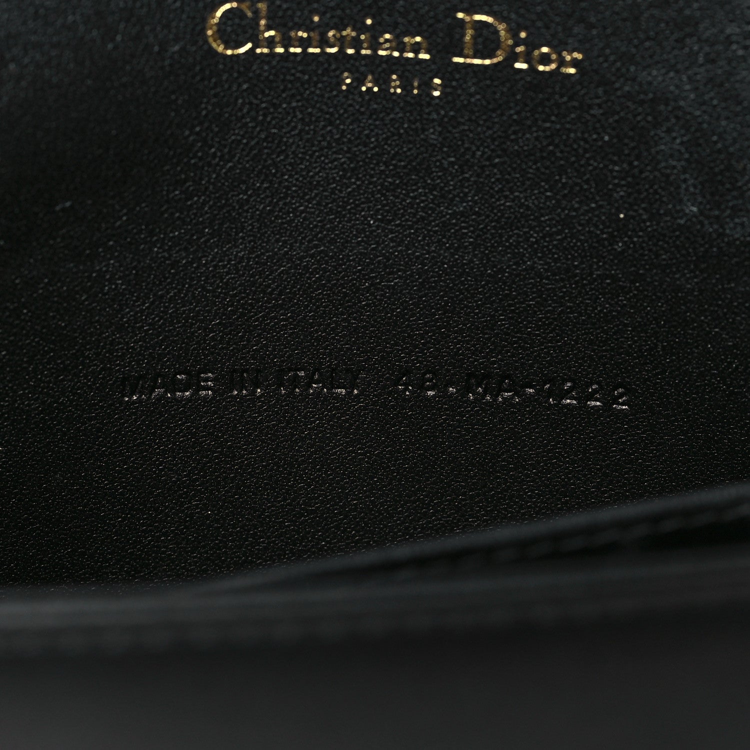 Christian Dior Lambskin Cannage Lady Dior Pouch Black 8 of 13