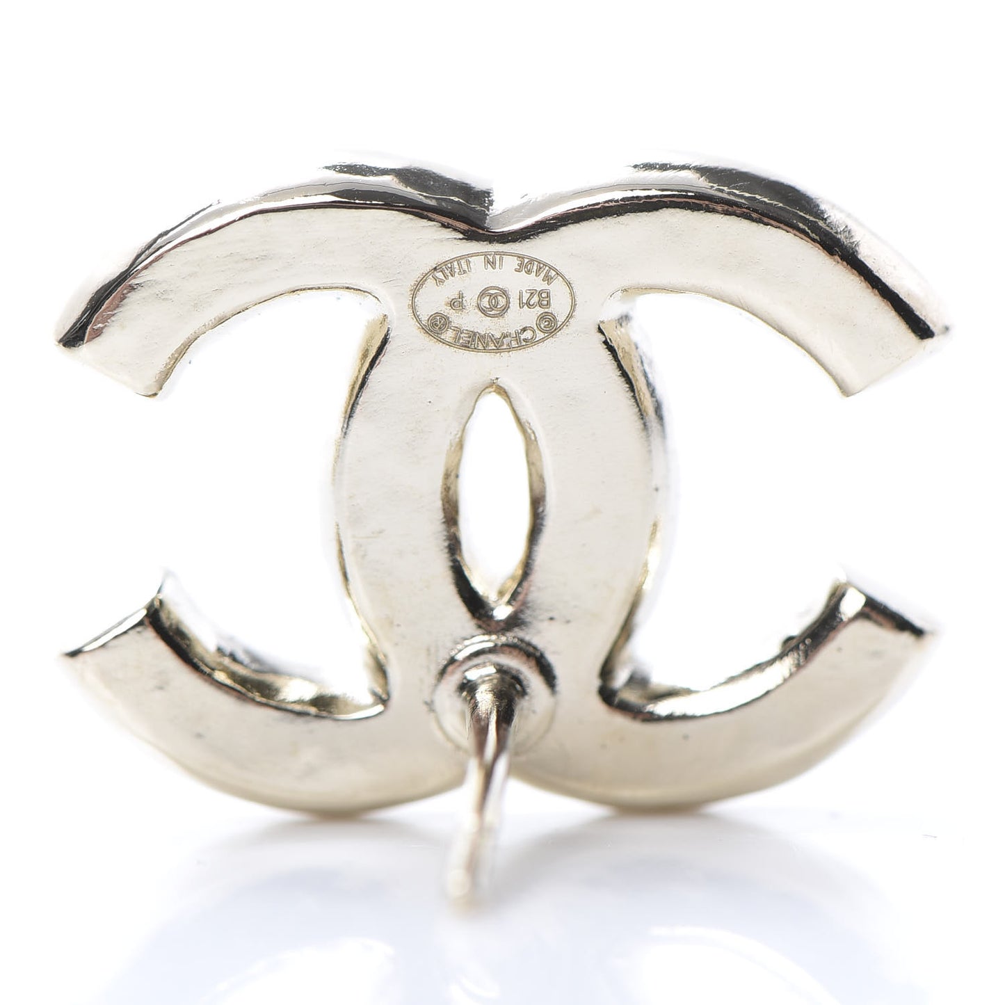 Pearl CC Earrings Light Gold