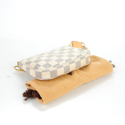 Louis Vuitton Damier Azur Mini Pochette Accessories 4 of 7