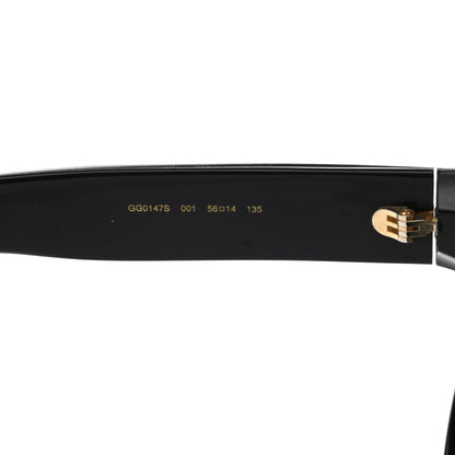 Gucci Acetate Crystal Sunglasses GG0147S Black 5 of 9