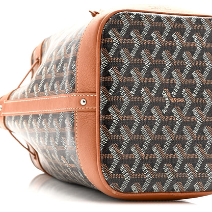 Goyard Goyardine Petit Flot Bucket Bag PM Black Gold 9 of 12