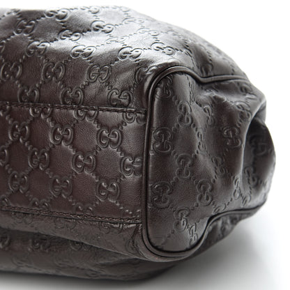 Gucci Guccissima Medium Sukey Tote Chocolate 10 of 11
