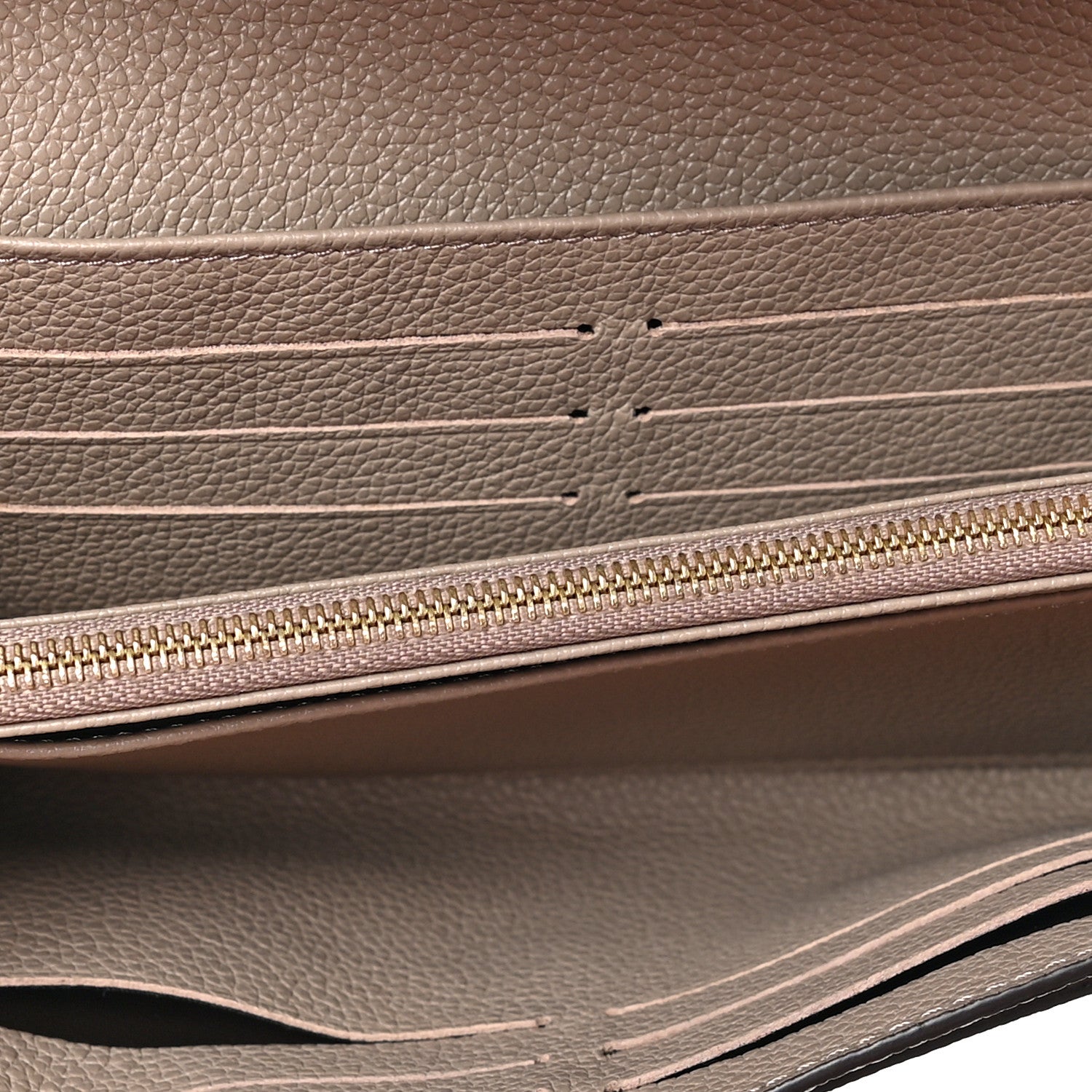 Louis Vuitton Empreinte Monogram Giant Sarah Wallet Tourterelle Creme 5 of 7