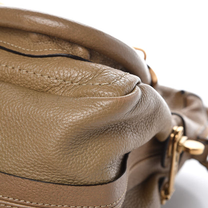 Chloe Calfskin Medium Paraty Barbour Khaki 12 of 13