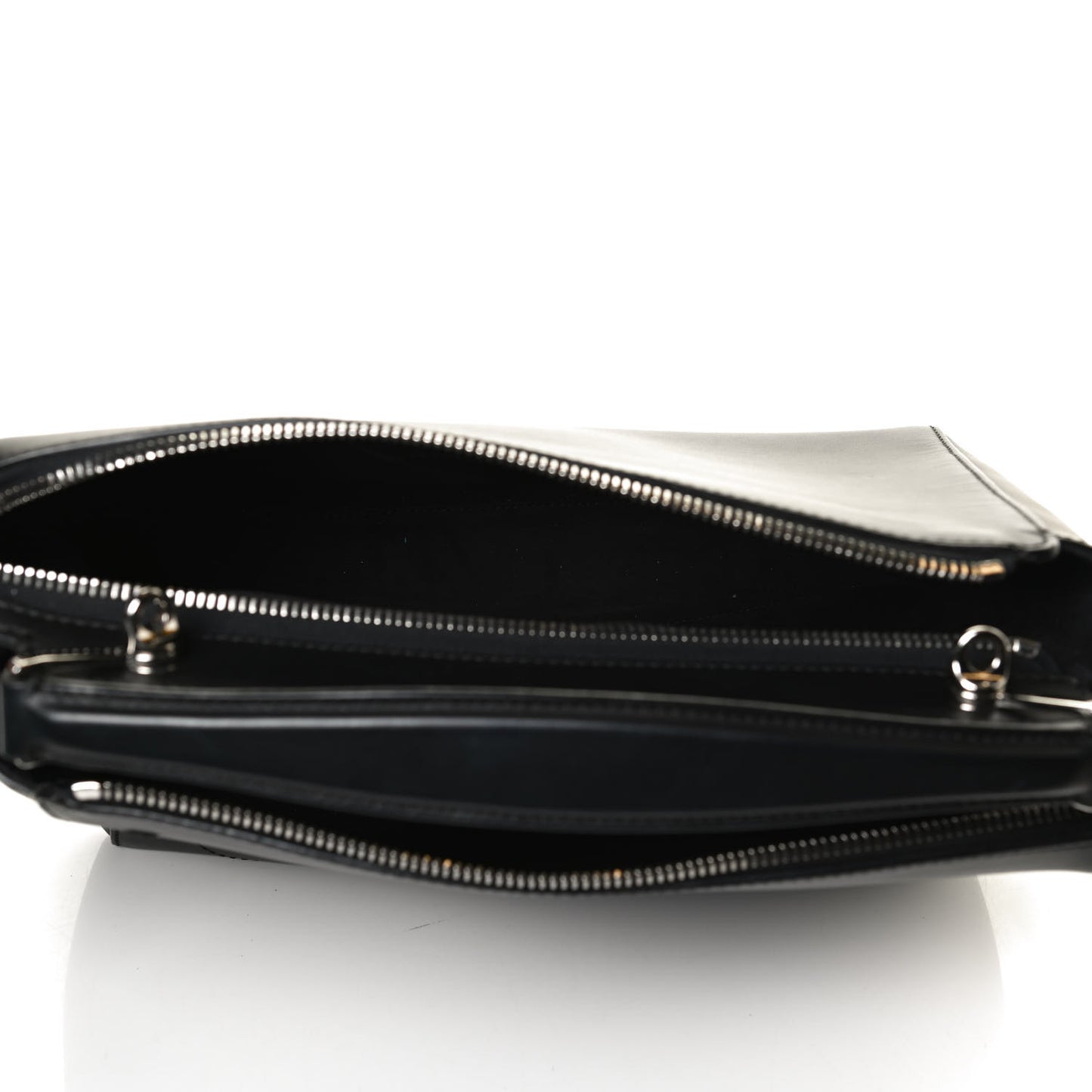 Vitello Baltico Dolce DotCom Satchel Black Blue Royal