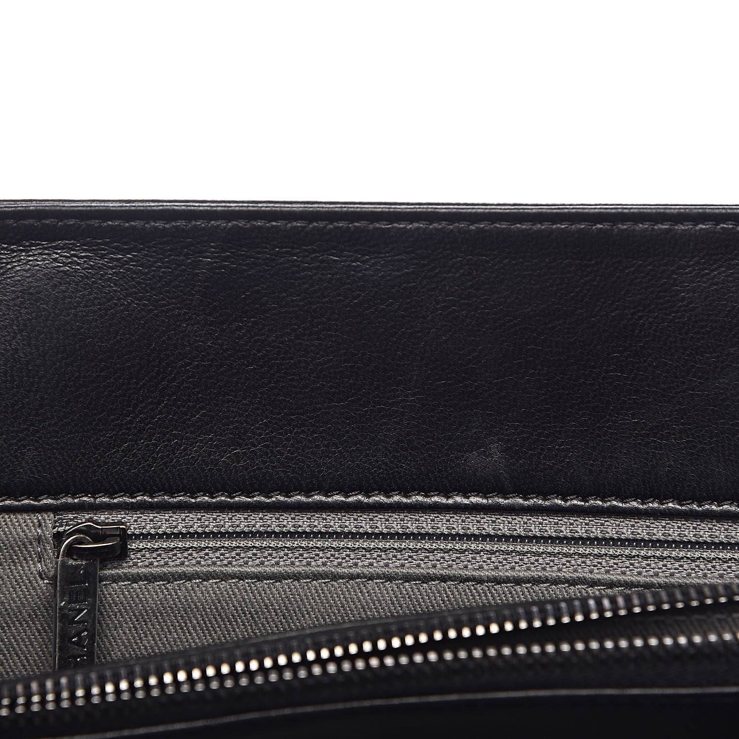Chanel Lambskin Quilted Large Antik Boy Flap Black 11 of 15