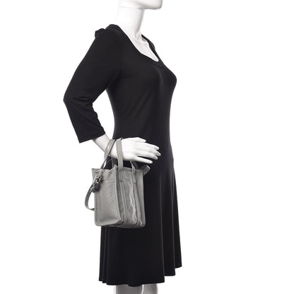 Balenciaga Agneau XXS Bazar Shopper Tote Gris Haussmannien 2 of 18