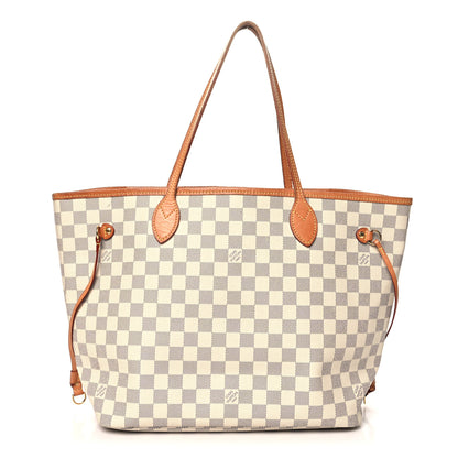 Louis Vuitton Damier Azur Neo Neverfull MM Rose Ballerine 1 of 12
