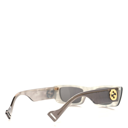 Gucci Acetate Rectangular GG0516S Sunglasses Grey Gold 4 of 8