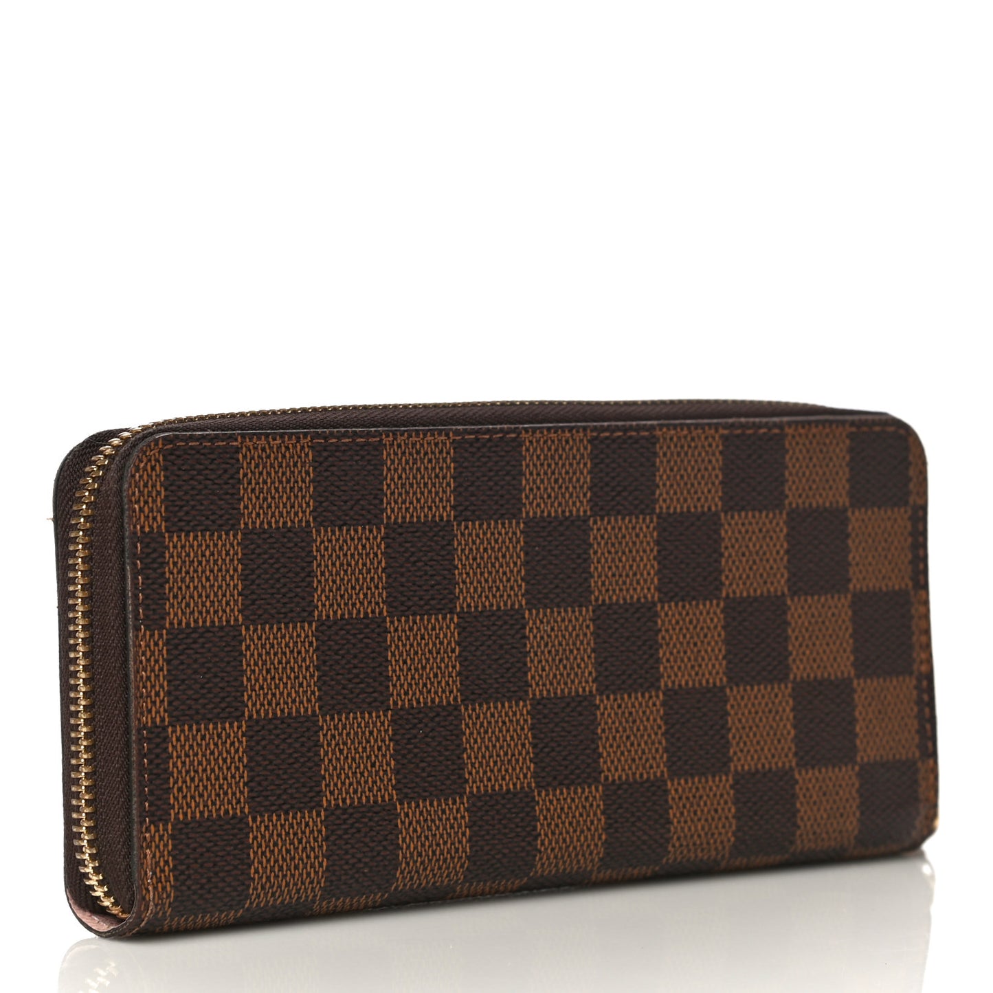 Damier Ebene Clemence Wallet Rose Ballerine