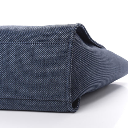 Chanel Denim Medium Deauville Tote Dark Blue 10 of 12