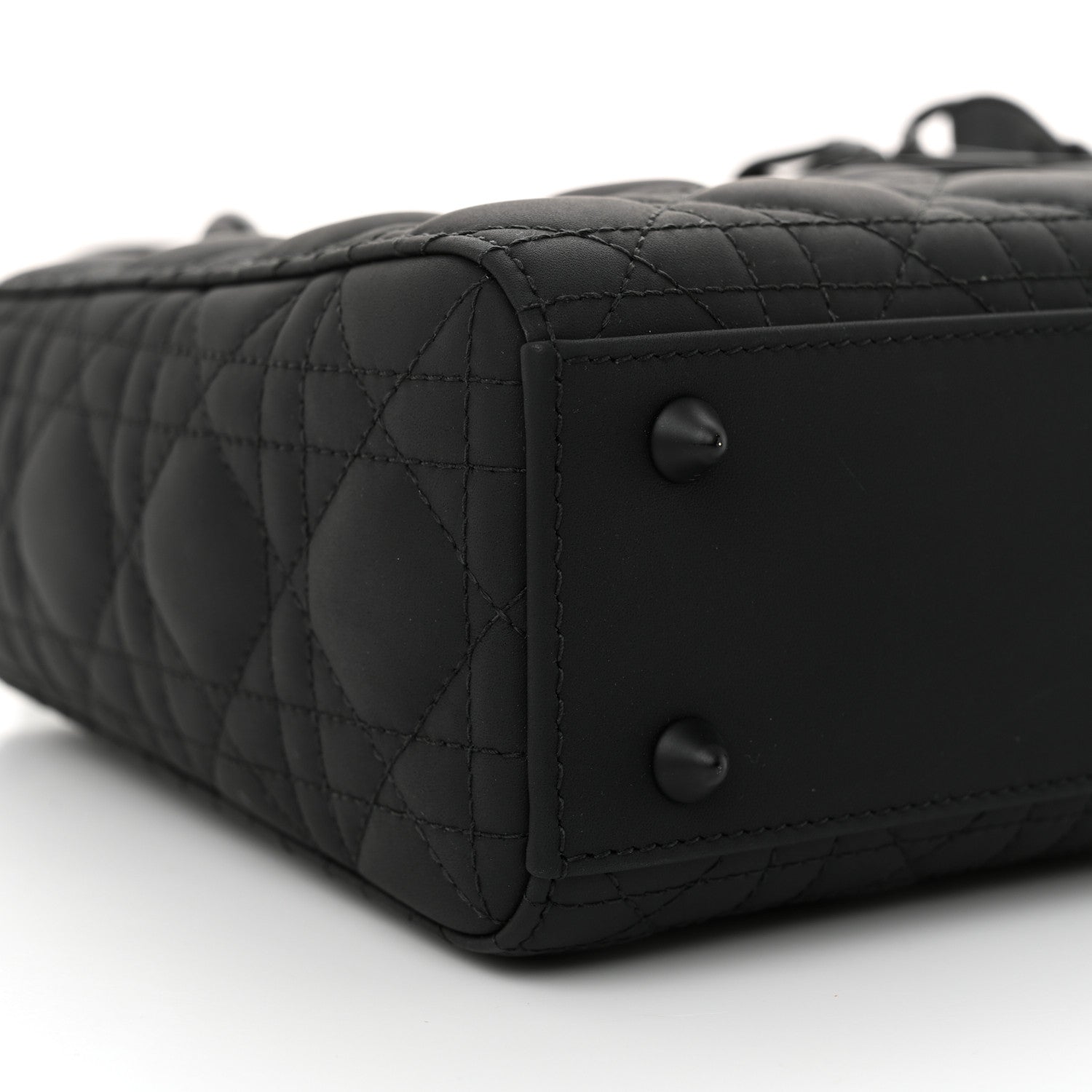 Christian Dior Ultra Matte Calfskin Cannage Small My ABCDior Lady Dior Black 9 of 13