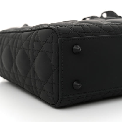 Christian Dior Ultra Matte Calfskin Cannage Small My ABCDior Lady Dior Black 9 of 13