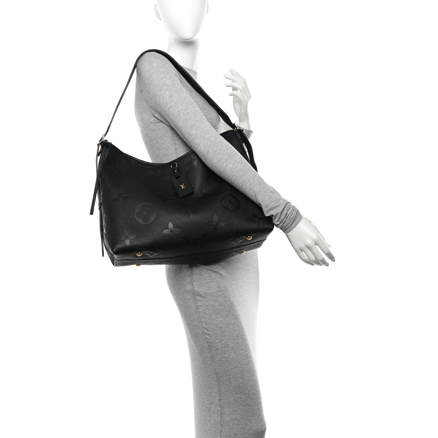 Louis Vuitton Empreinte Monogram Giant CarryAll MM Black 2 of 10