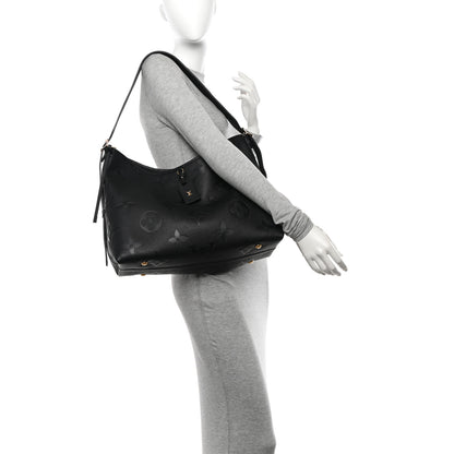 Louis Vuitton Empreinte Monogram Giant CarryAll MM Black 2 of 10