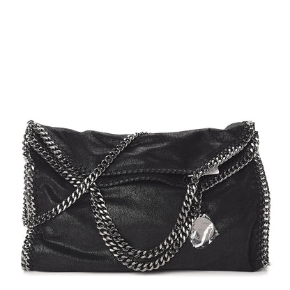 Stella McCartney Shaggy Deer Falabella Fold Over Tote Black 1 of 8
