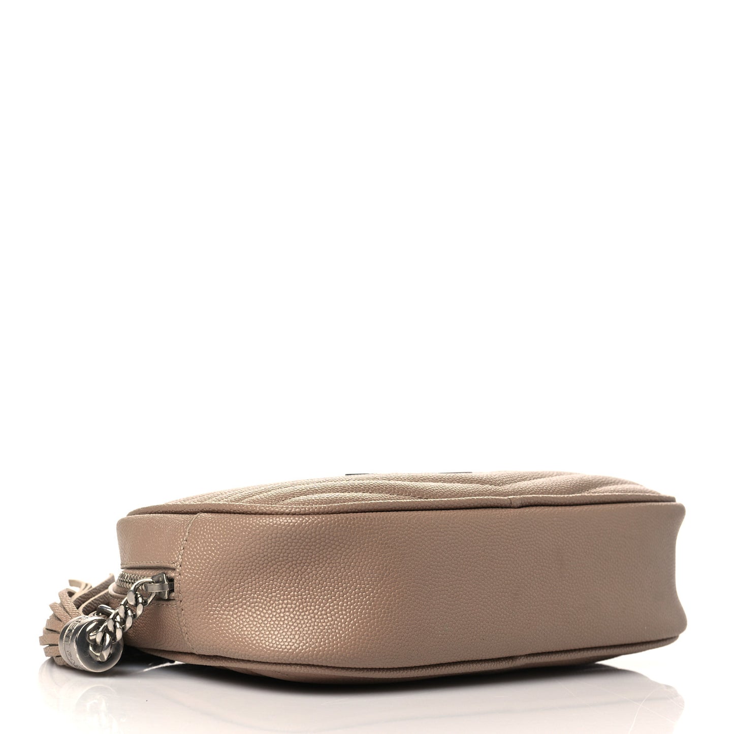 Grain De Poudre Matelasse Monogram Mini Lou Camera Bag Dark Beige