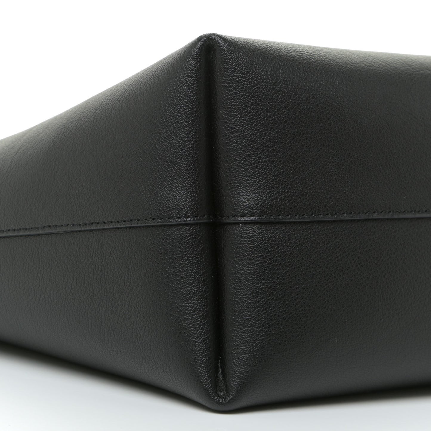 Calfskin Large Shopping Tote Black