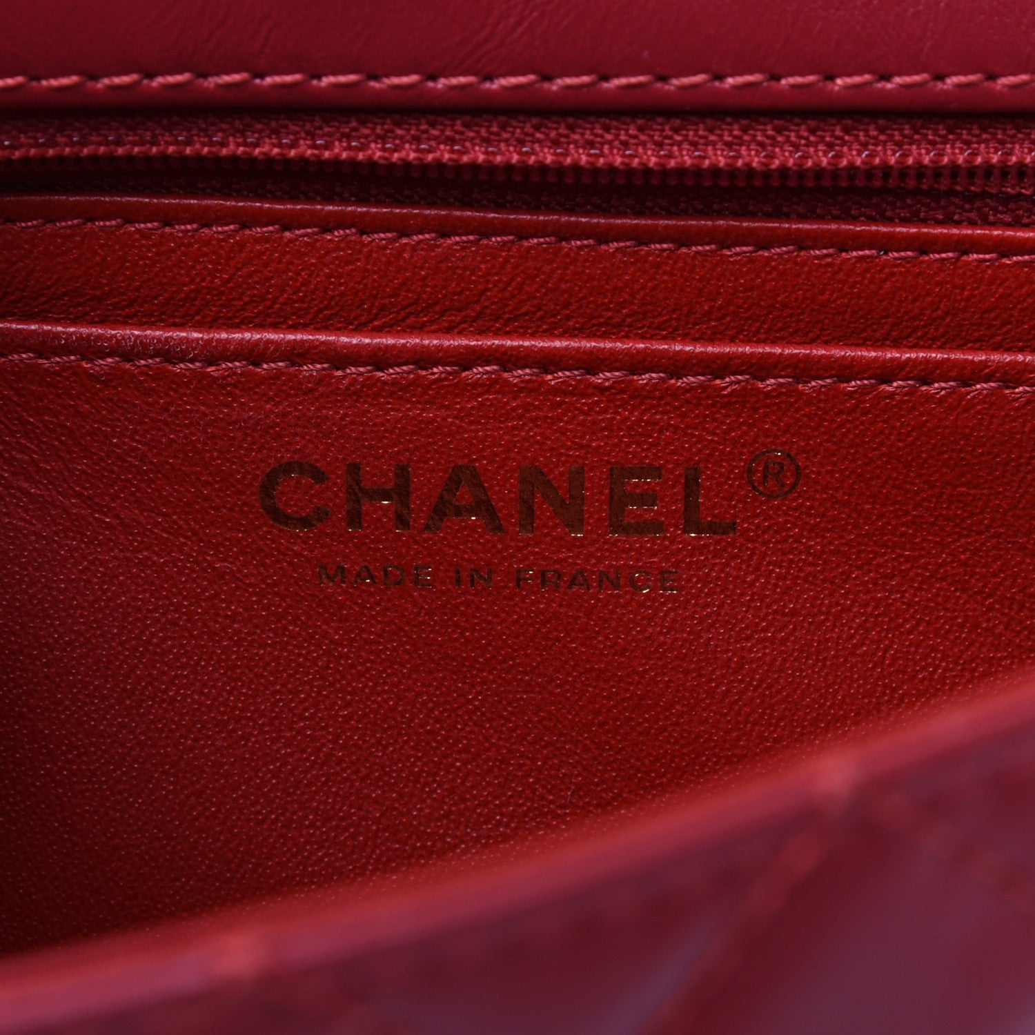 Chanel Aged Calfskin Quilted 2.55 Reissue Mini Flap Red 8 of 14