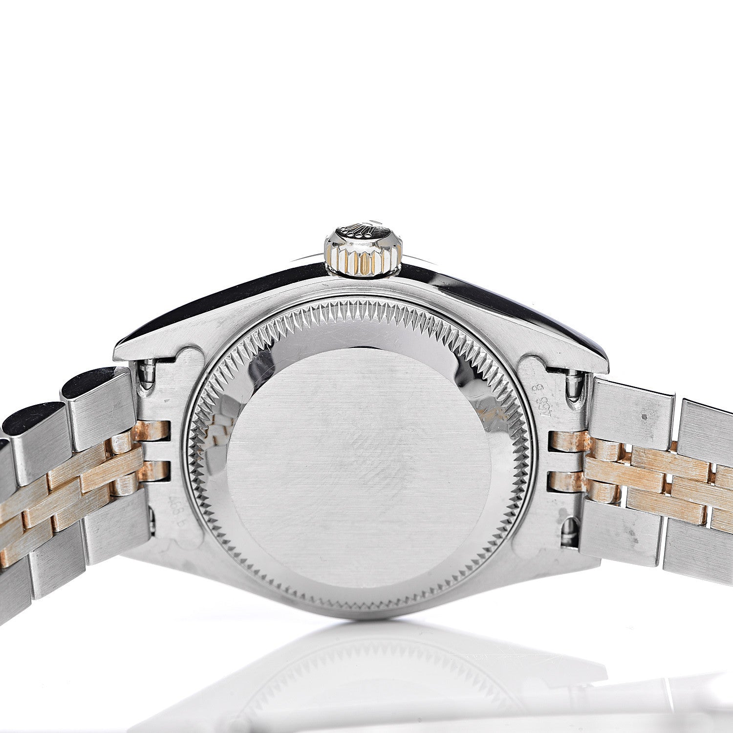 Rolex Stainless Steel 18K Yellow Gold 26mm Oyster Perpetual Datejust Watch White Roman 79173 5 of 7
