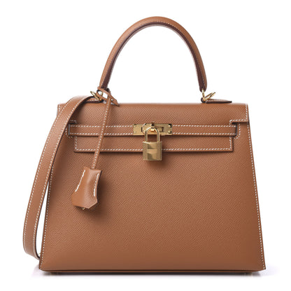 Hermes Epsom Kelly Sellier 25 Gold 1 of 12