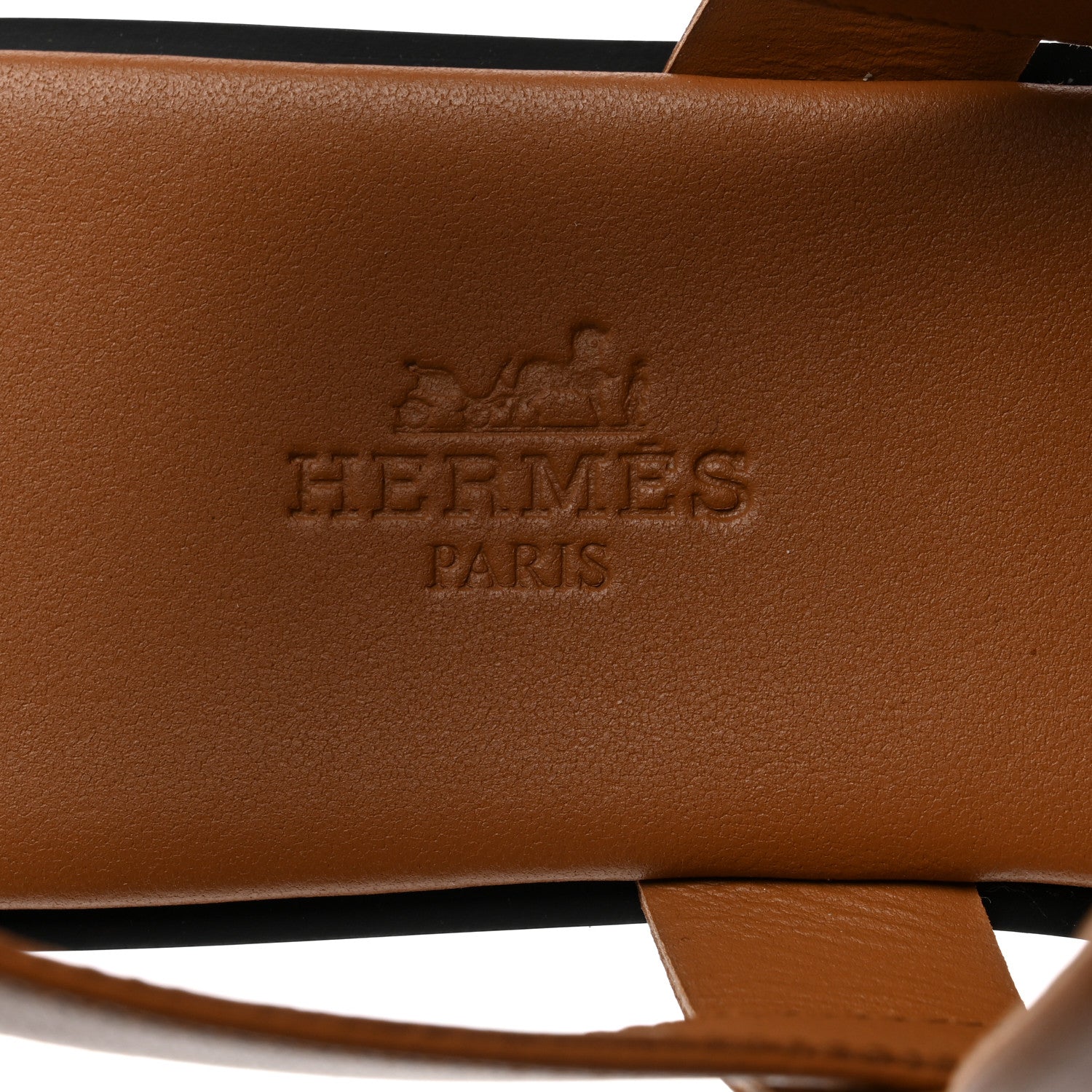 Hermes Nappa Womens Grace Sandals 37 Naturel 7 of 8