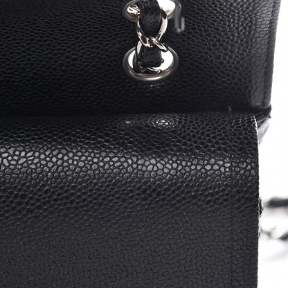 Chanel Caviar Quilted Medium Double Flap Black 11 of 14