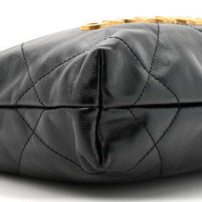 Chanel Shiny Calfskin Quilted Mini Chanel 22 Black 10 of 11