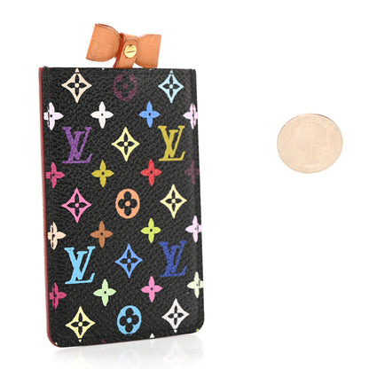 Louis Vuitton Monogram Multicolor Mirror and Case Pouch Black 3 of 7