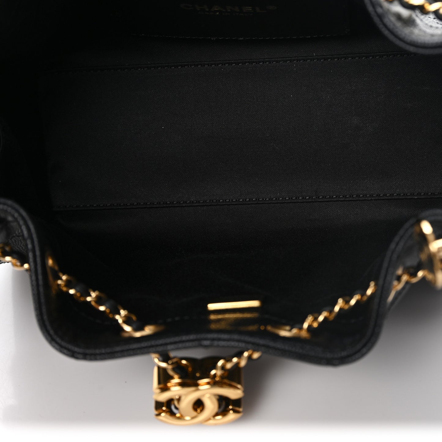 Caviar Quilted Mini Chanel 25 Handbag Black