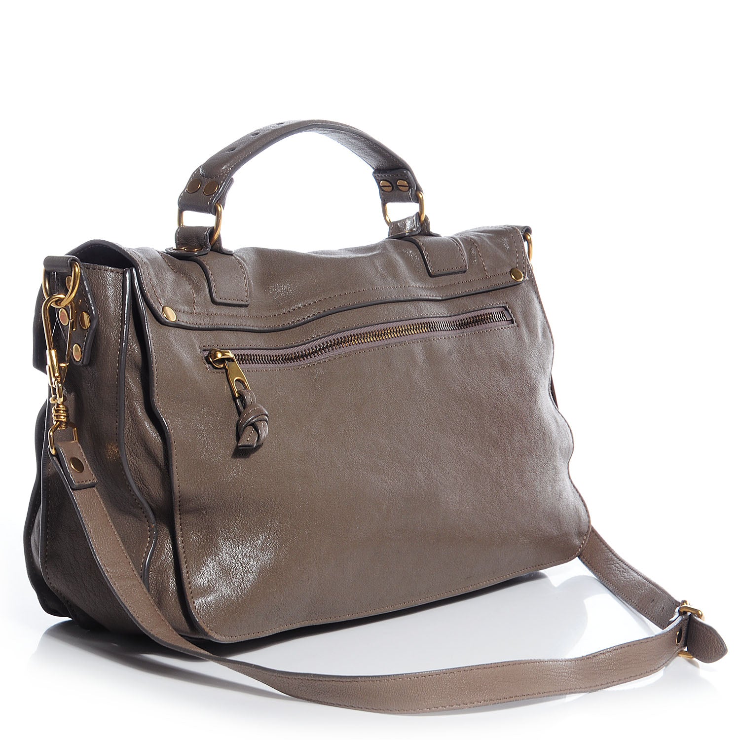 Proenza Schouler Lambskin Medium PS1 Satchel Smoke 5 of 12