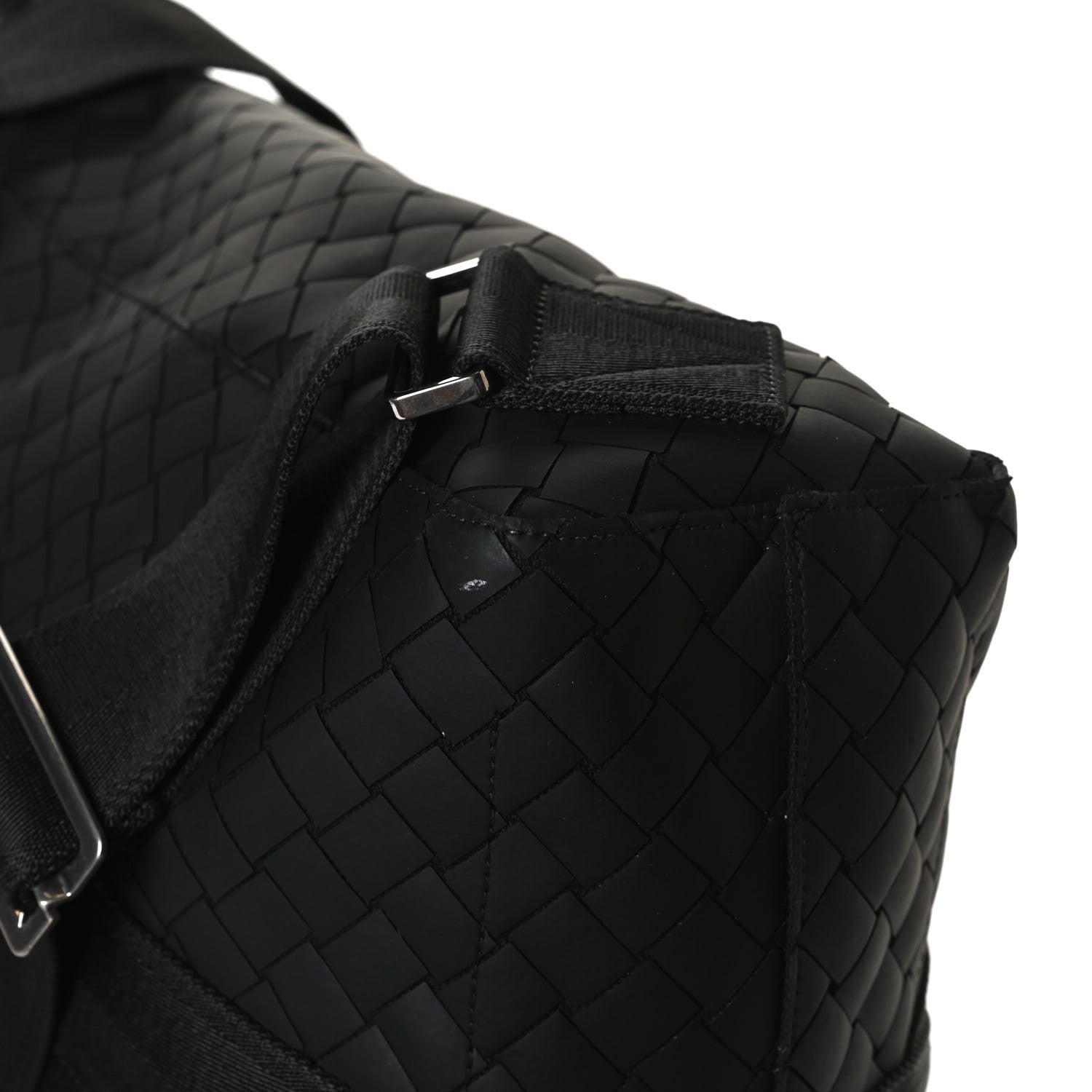 Bottega Veneta Intreccio Rubber Backpack Black 10 of 12