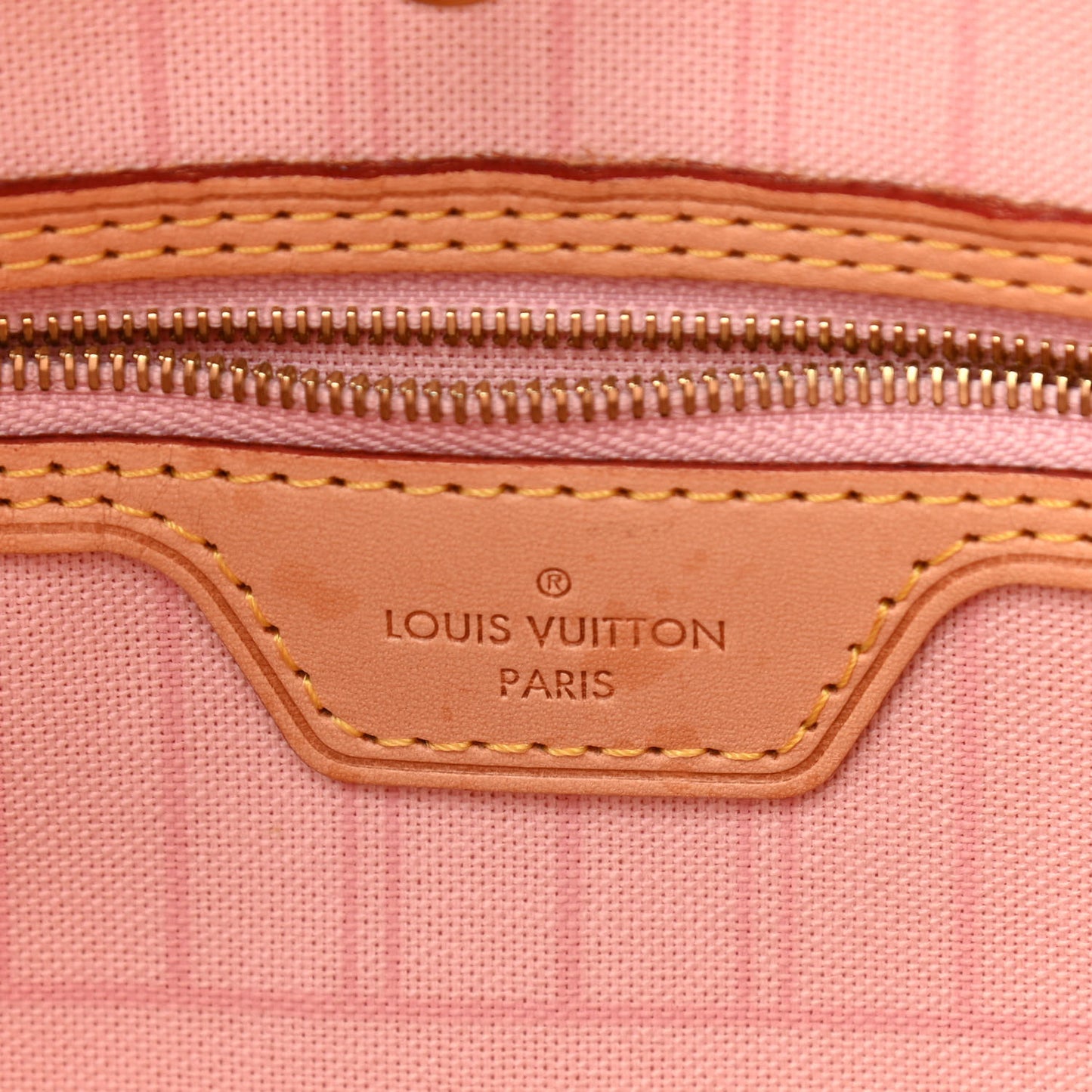 Damier Azur Neo Neverfull MM Rose Ballerine