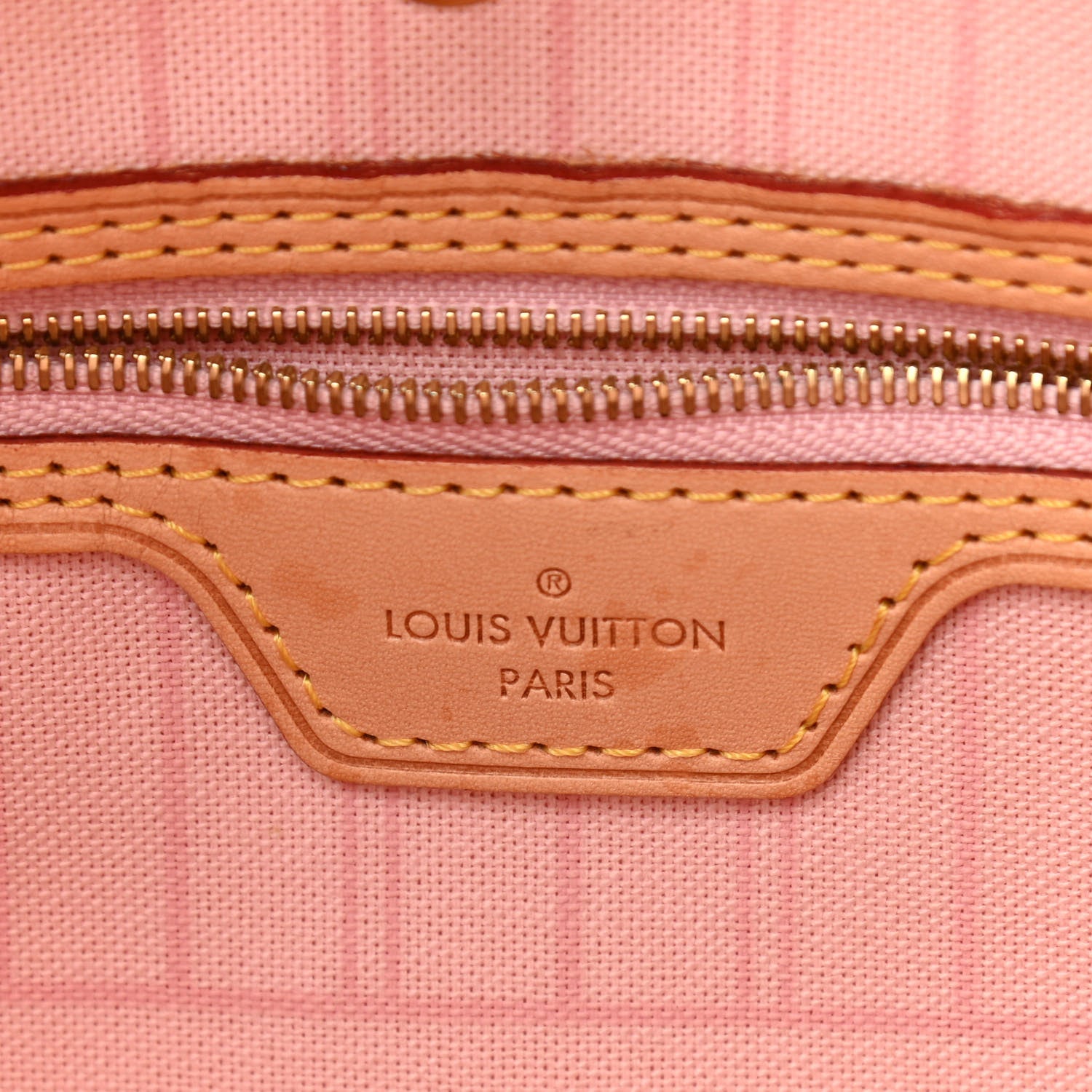 Louis Vuitton Damier Azur Neo Neverfull MM Rose Ballerine 7 of 12