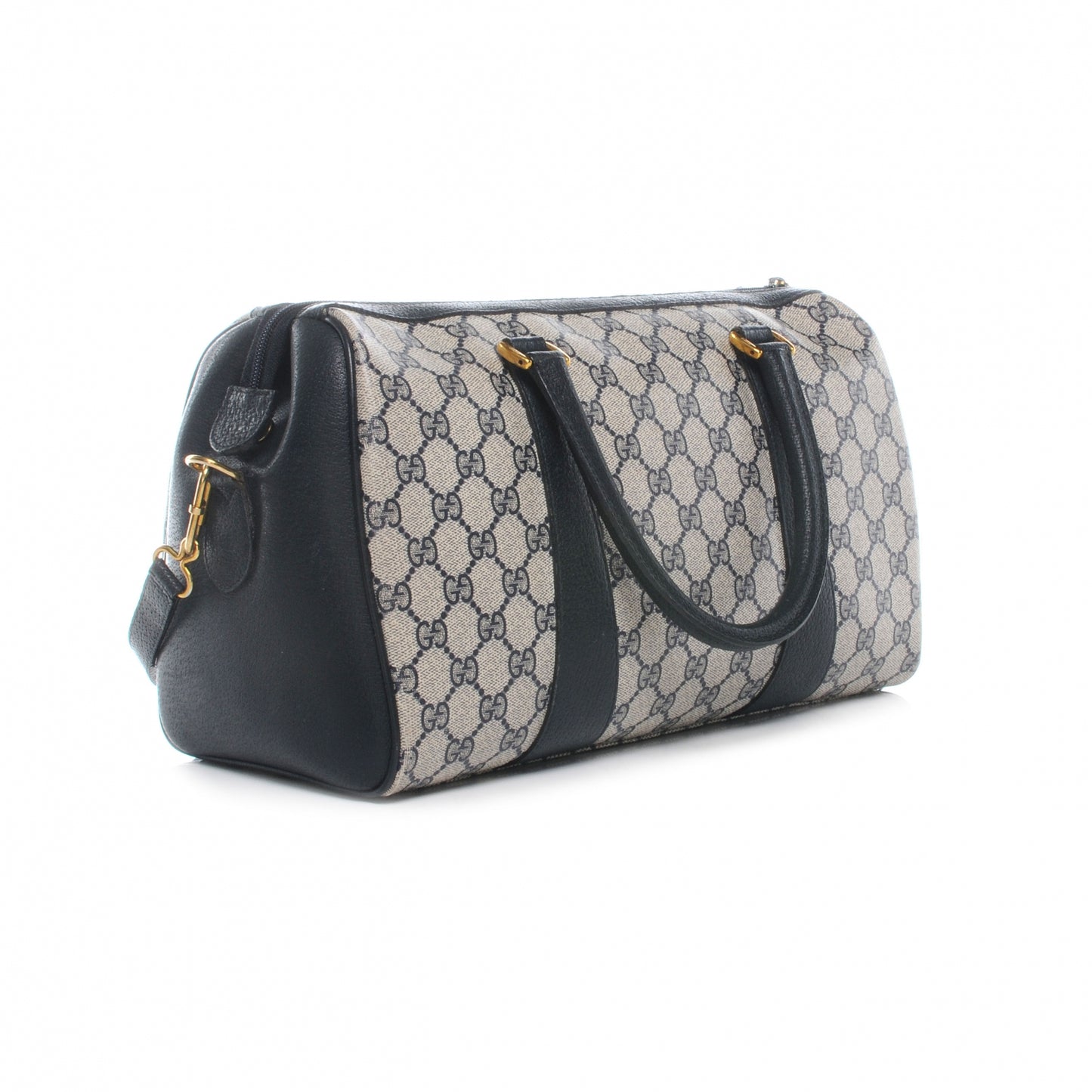 Monogram Web Boston Navy