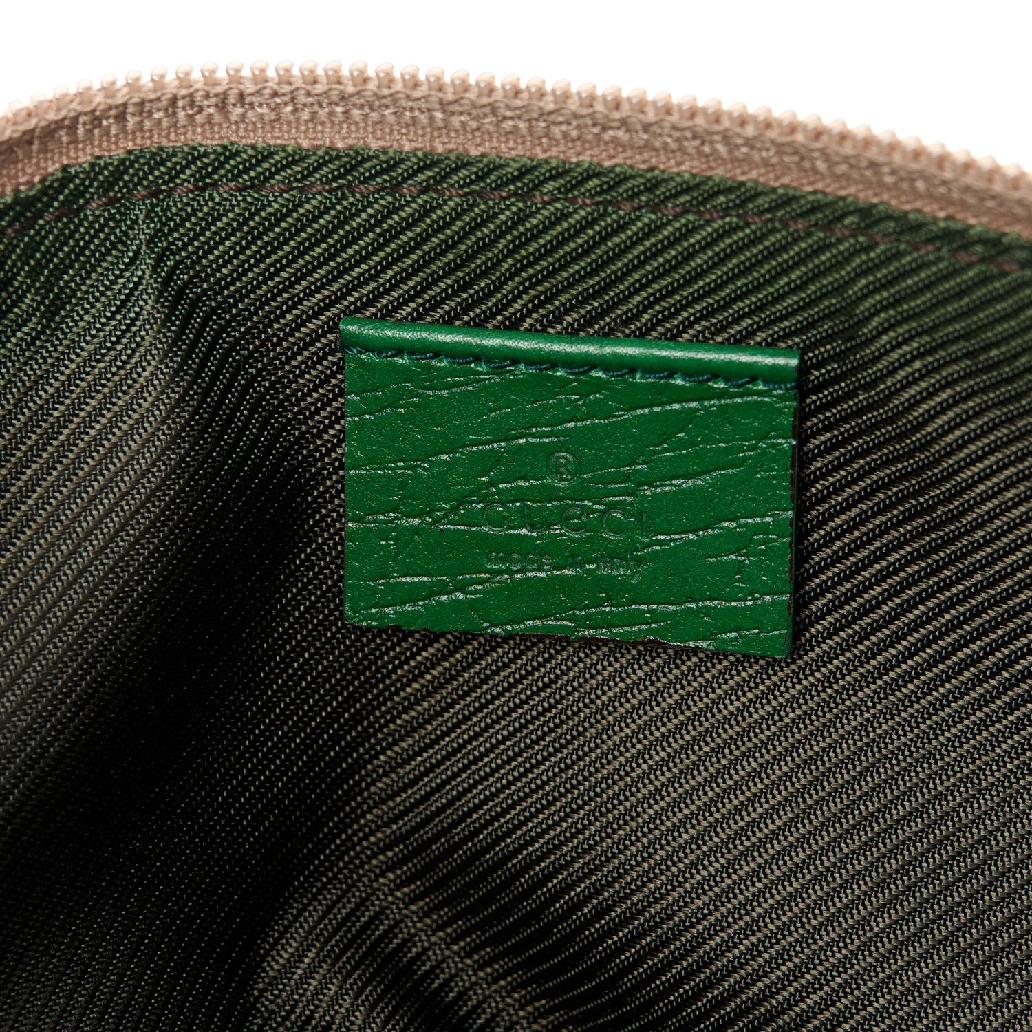 Gucci Monogram Boat Pochette Green 6 of 11